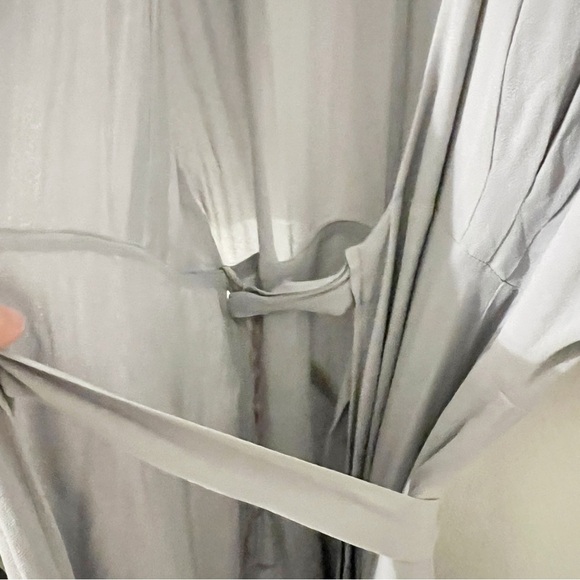 Reformation Dress Winslow Wrap Maxi in Fog Grey Size XS - Picture 5 of 7